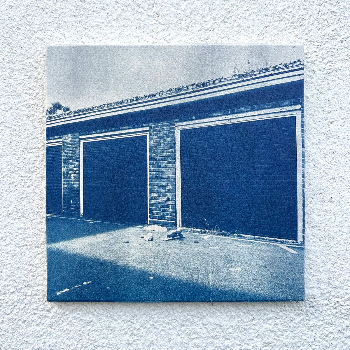 Garage Cyanotype Tile