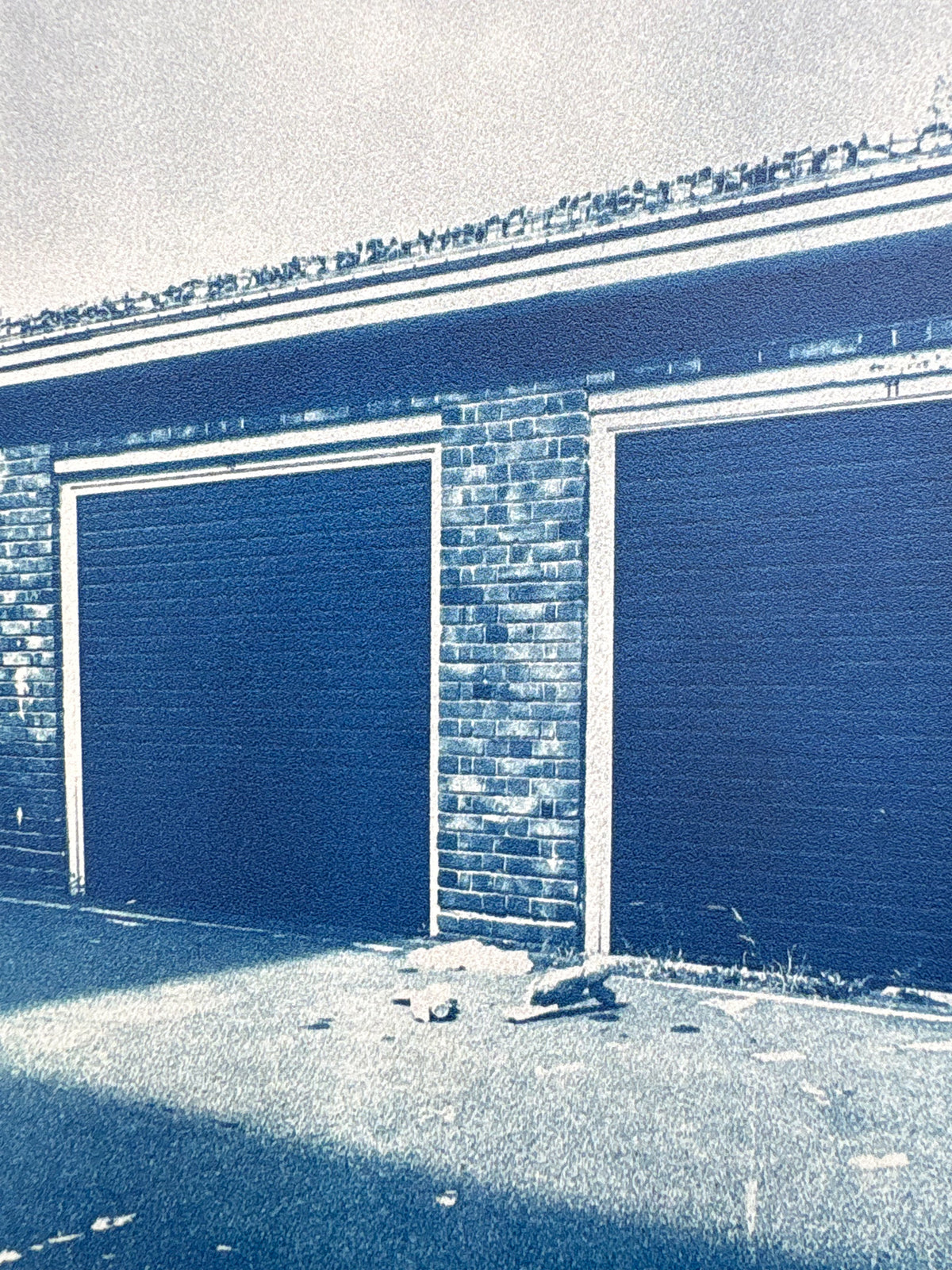 Garage Cyanotype Tile