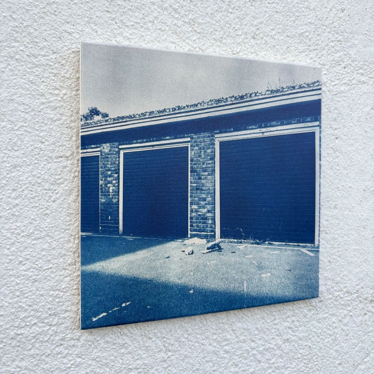 Garage Cyanotype Tile